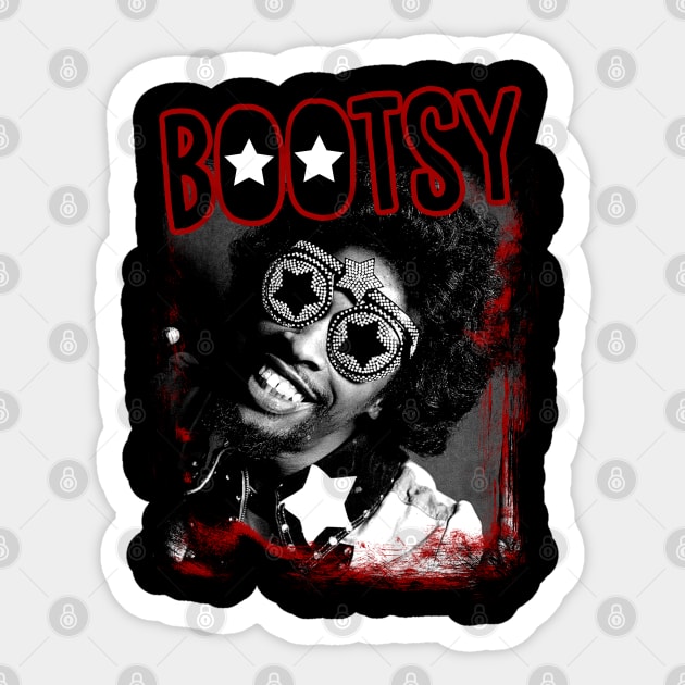 bootsy collins funky man Sticker by Magic Topeng